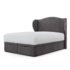 Winged Upholstered Headboard_charcoal plush velvet_2